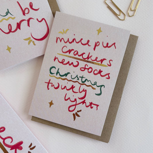 Mince Pies, Crackers Mini